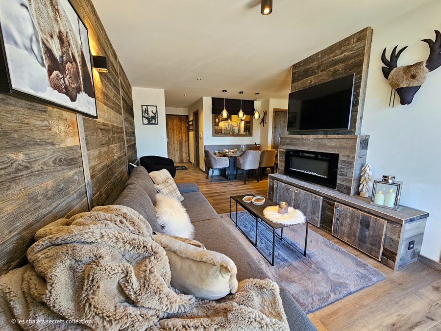 Appartement A02 T2 cabine résidence Cassiopée Font-Romeu par les Chalets Secrets Collection